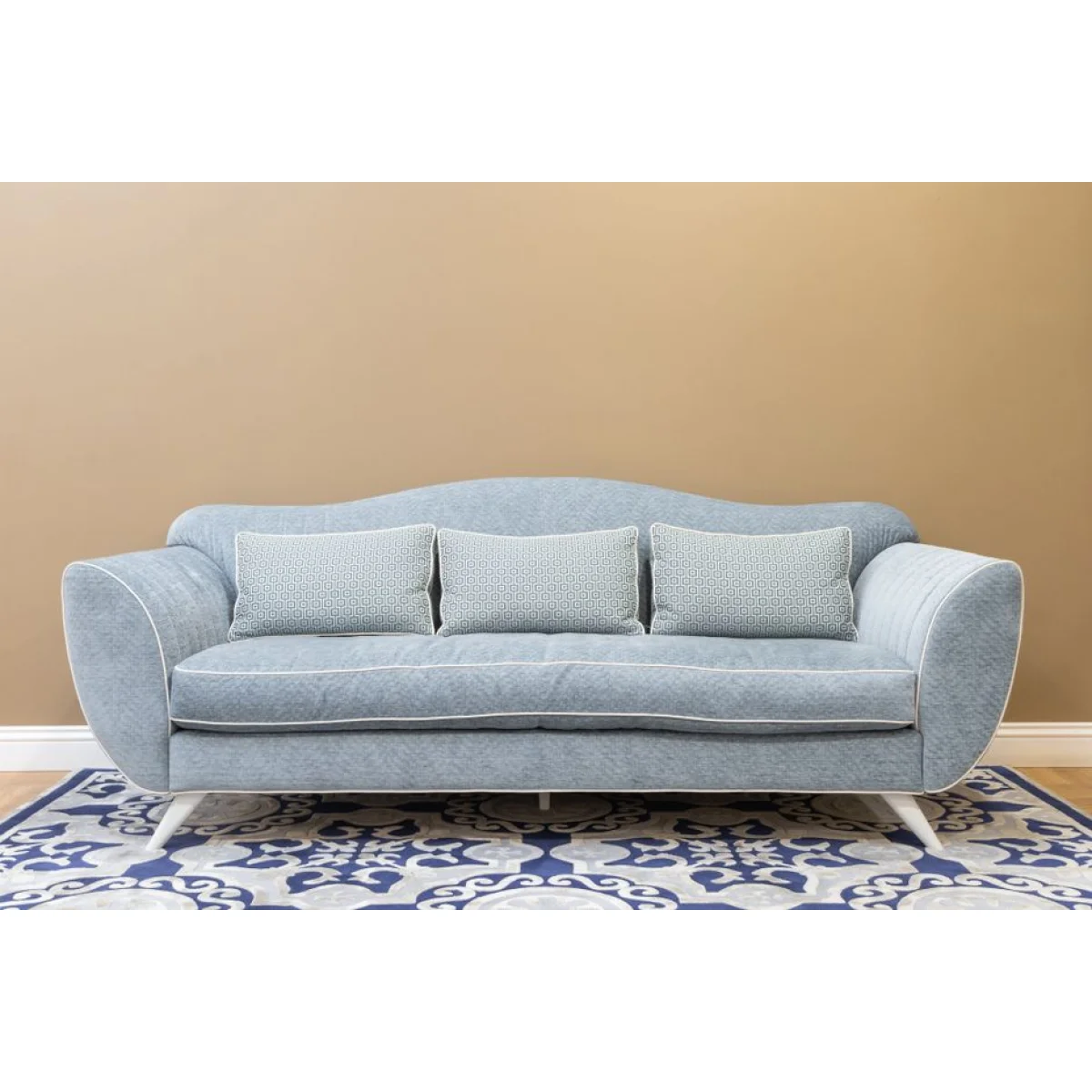 Three-Seater Leather Lounge Suite